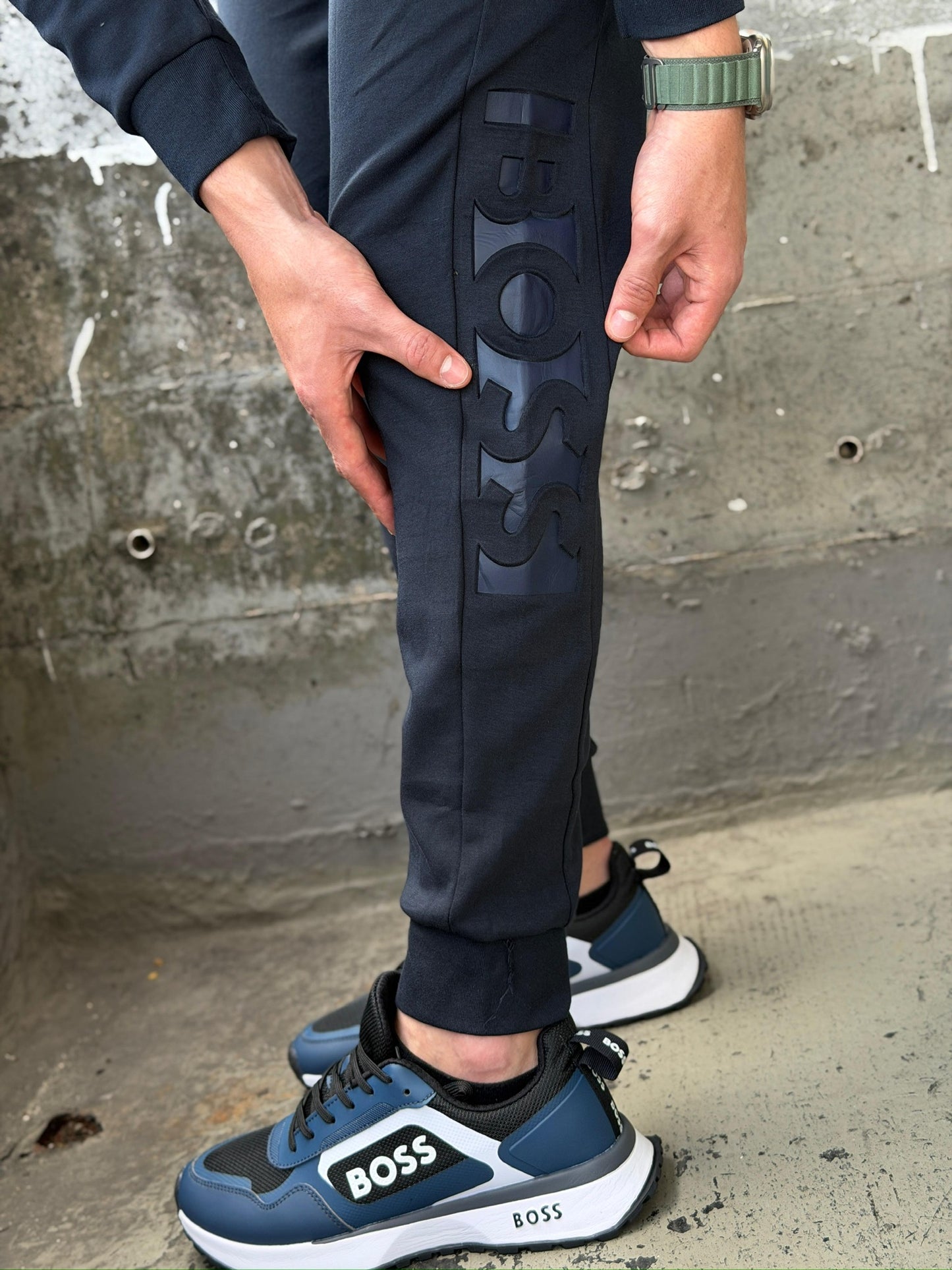 Conjunto Boss Azul Oscuro