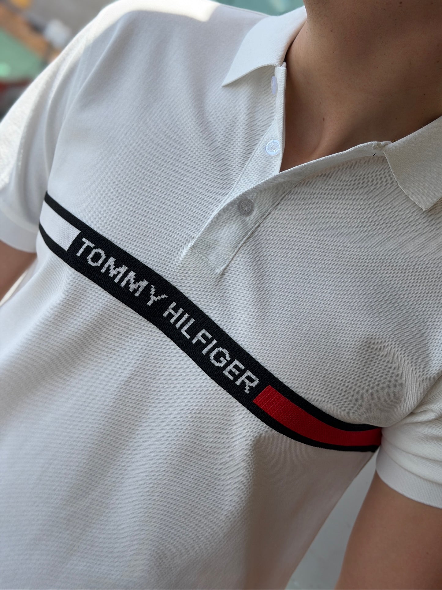 Polo Tommy Hilfiger Blanco