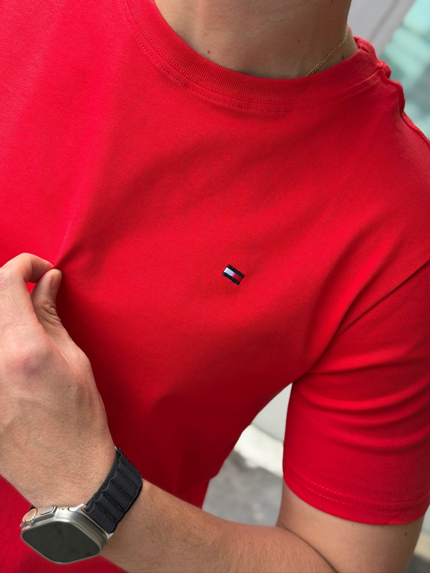 Camiseta Tommy Hilfiger Rojo