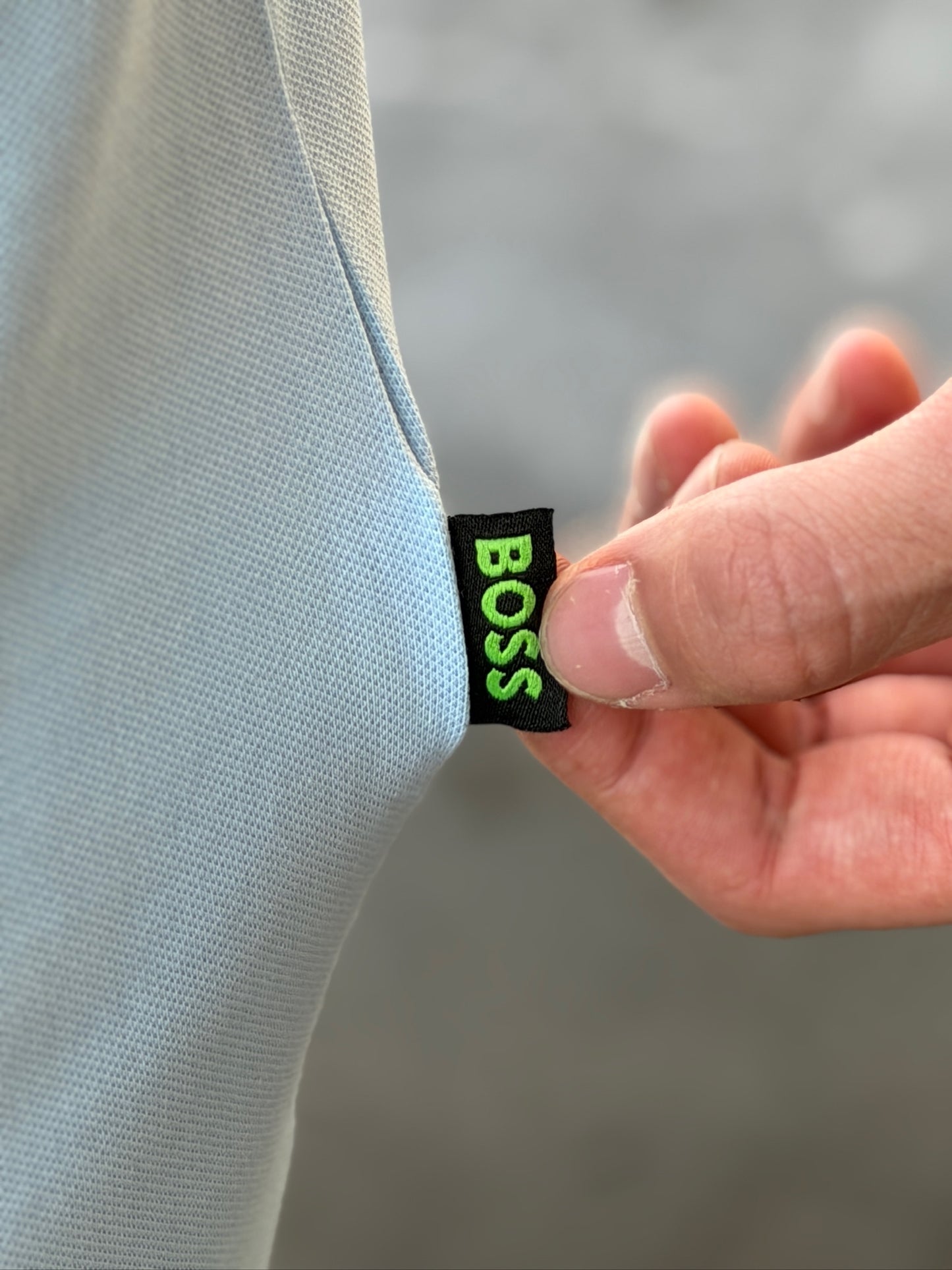 Polo Boss Edición Especial Celeste