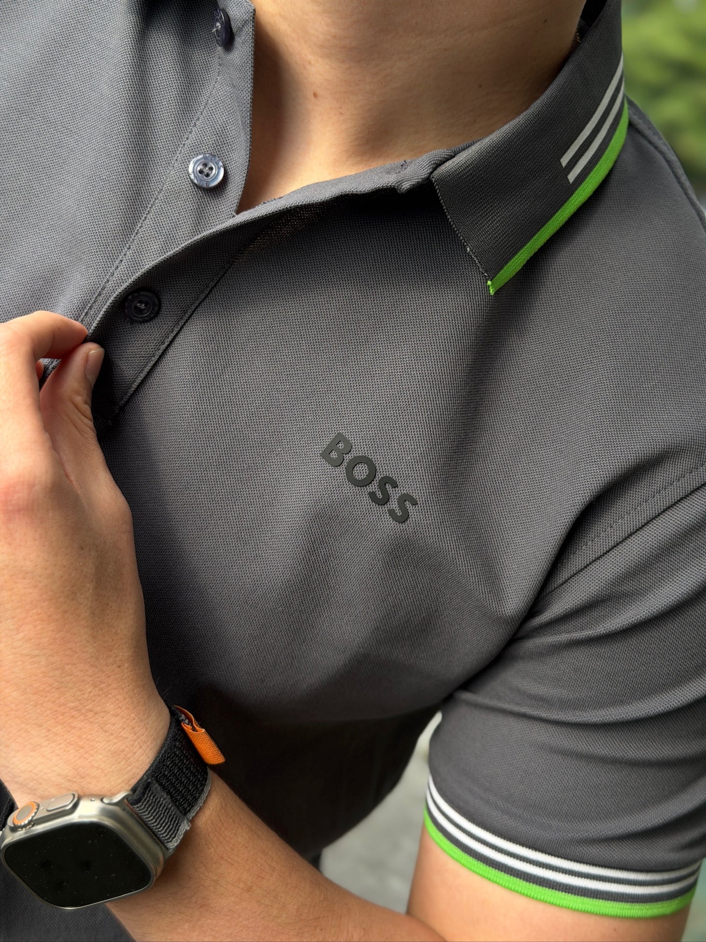 Polo BOSS Gris