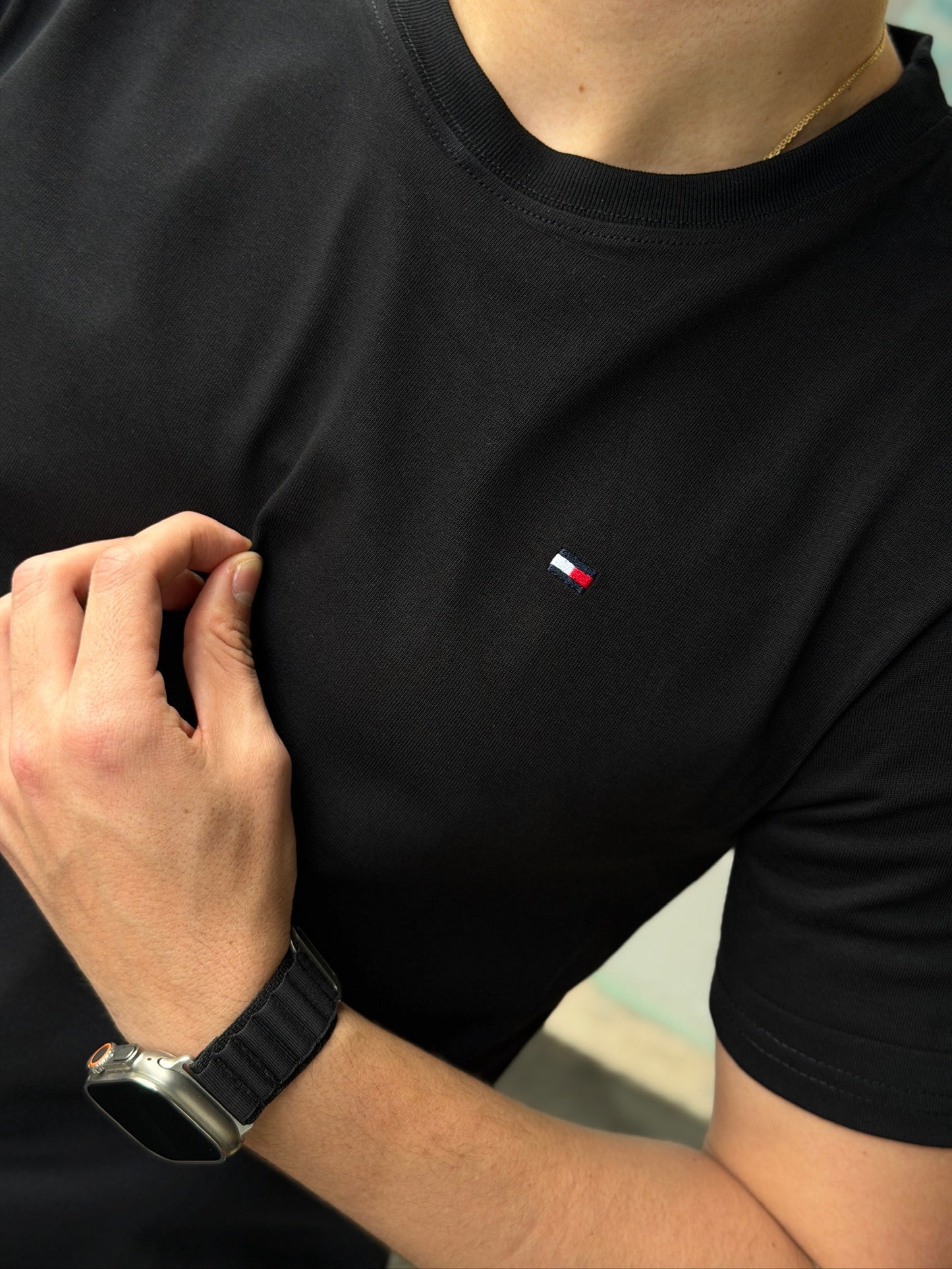 Camiseta Tommy Hilfiger Negro