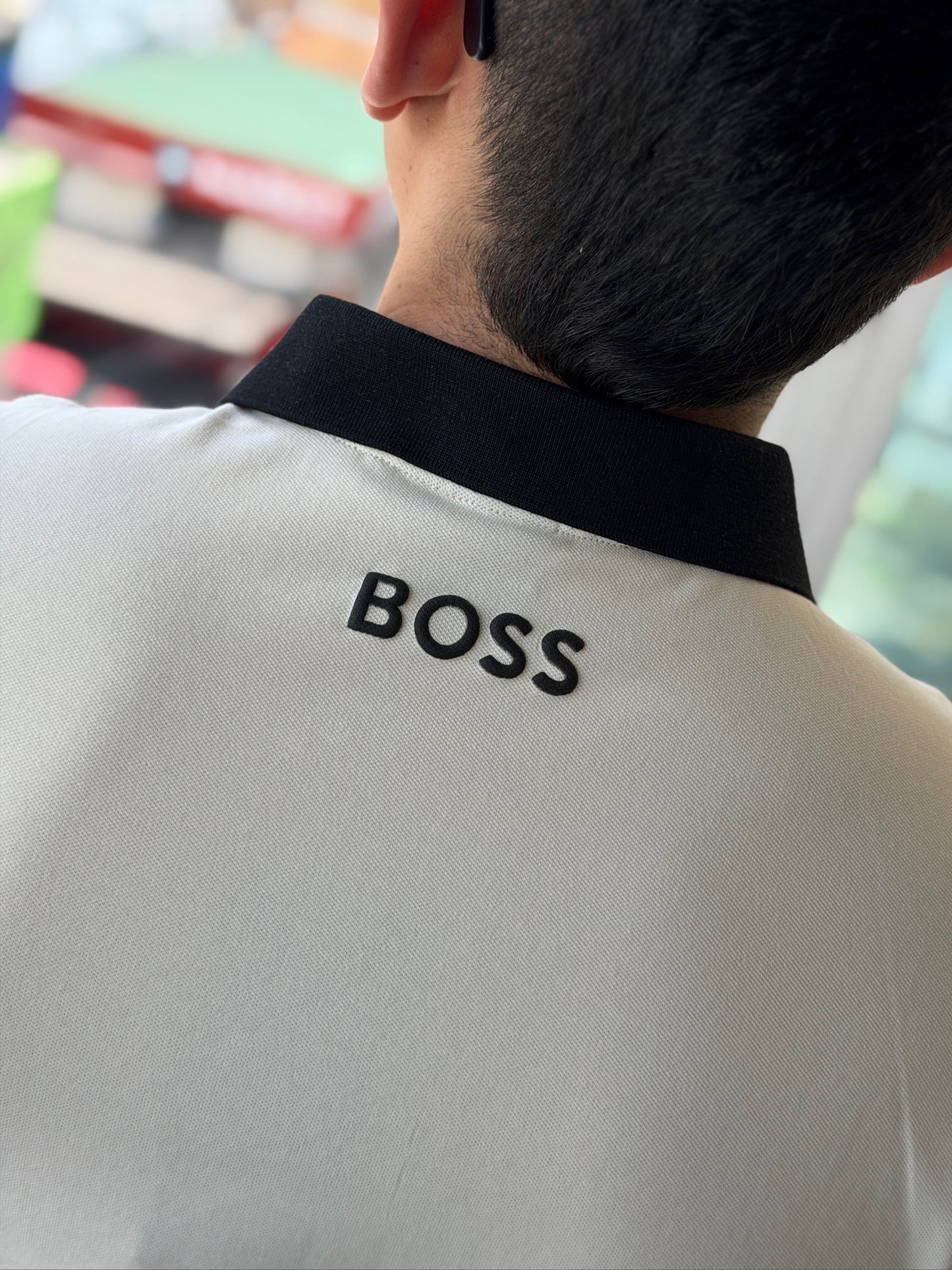 Polo Boss Edición Especial Crema