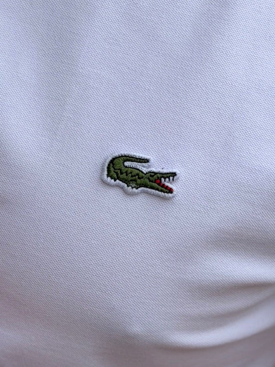 Camiseta Lacoste Pique Blanca