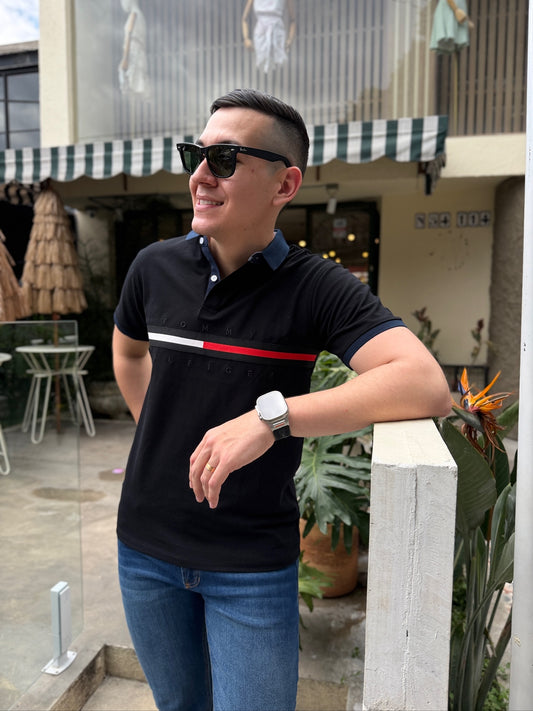 Polo TH Especial Edition Negro