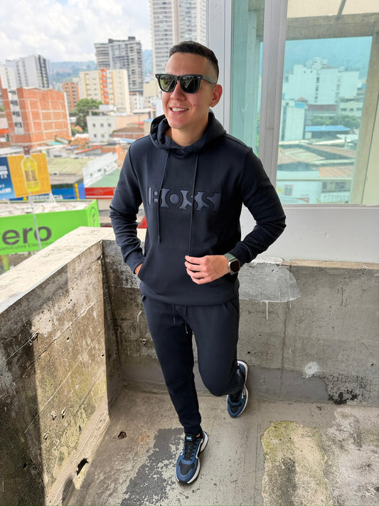 Conjunto Boss Azul Oscuro