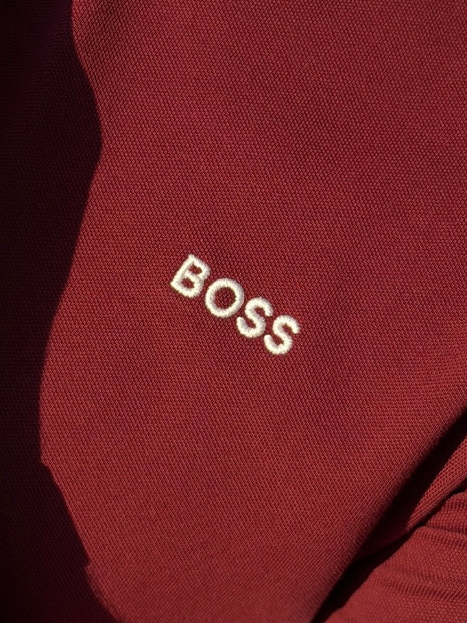 Polo BS Cuello V Vinotinto