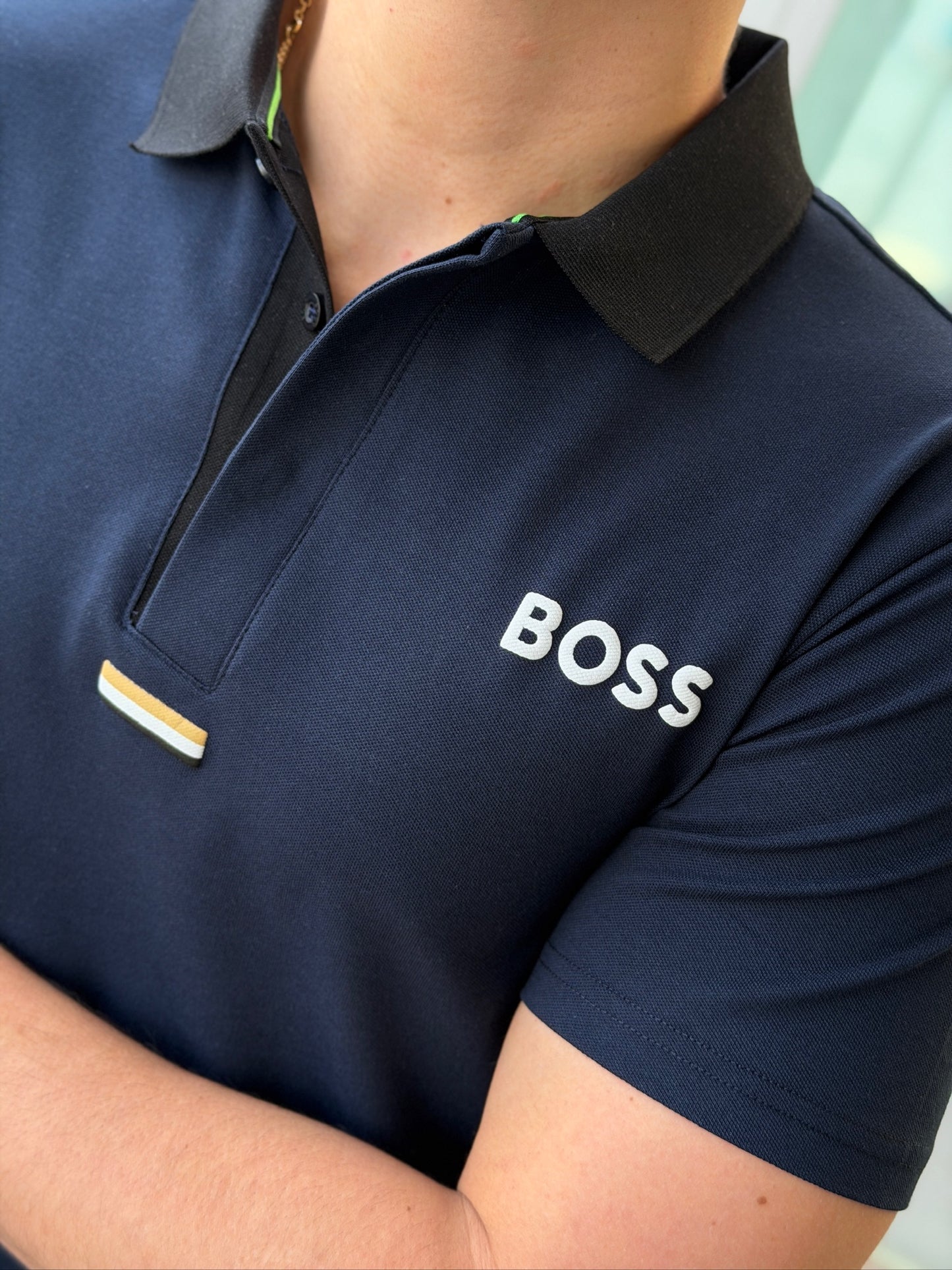 Polo Boss Edición Especial Azul Oscuro