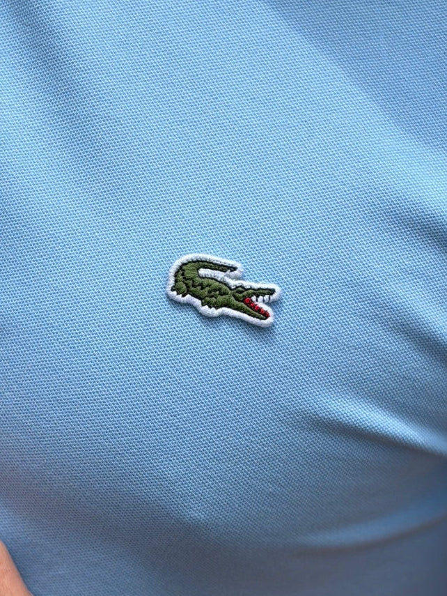 Camiseta Lacoste Pique Celeste