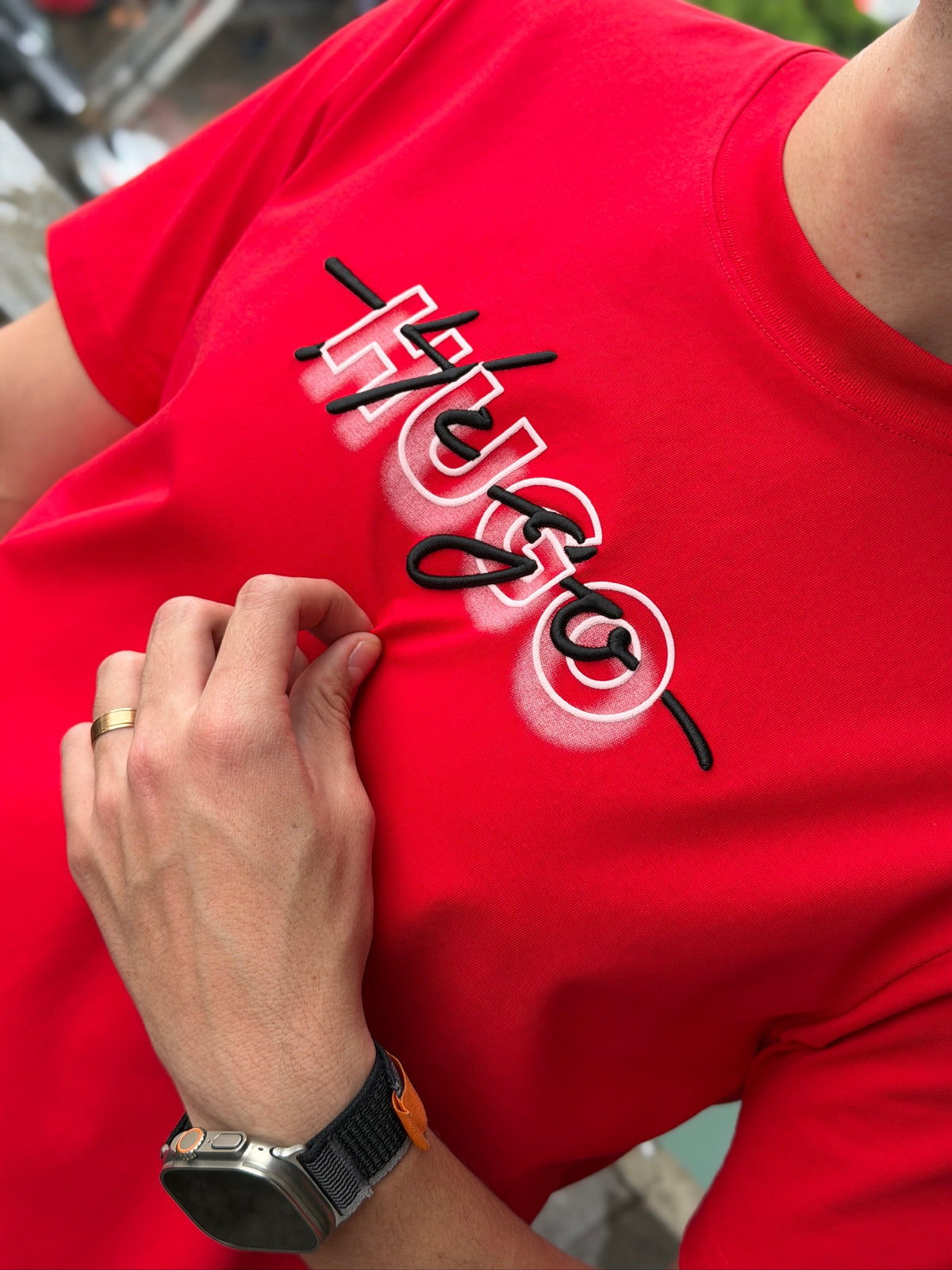 Camiseta HG Alto Gramaje Roja