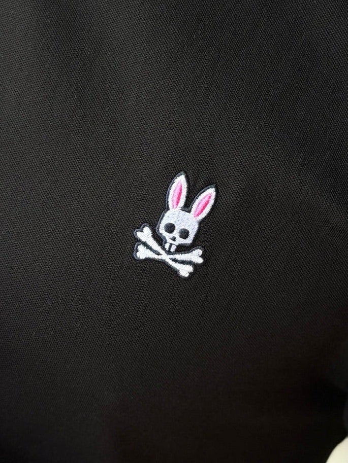 Camiseta Pique Psysho Bunny Negra