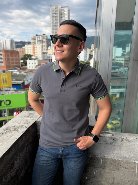 Polo BOSS Gris