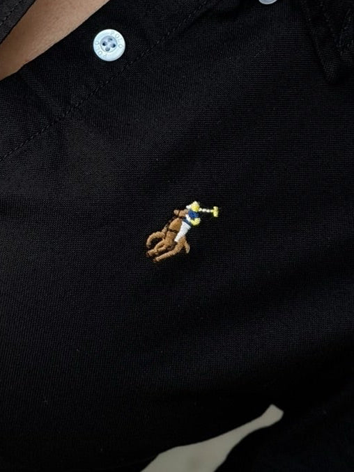 Camisa De Dama Ralph Lauren Negra