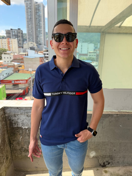 Polo Tommy Hilfiger Azul Oscuro