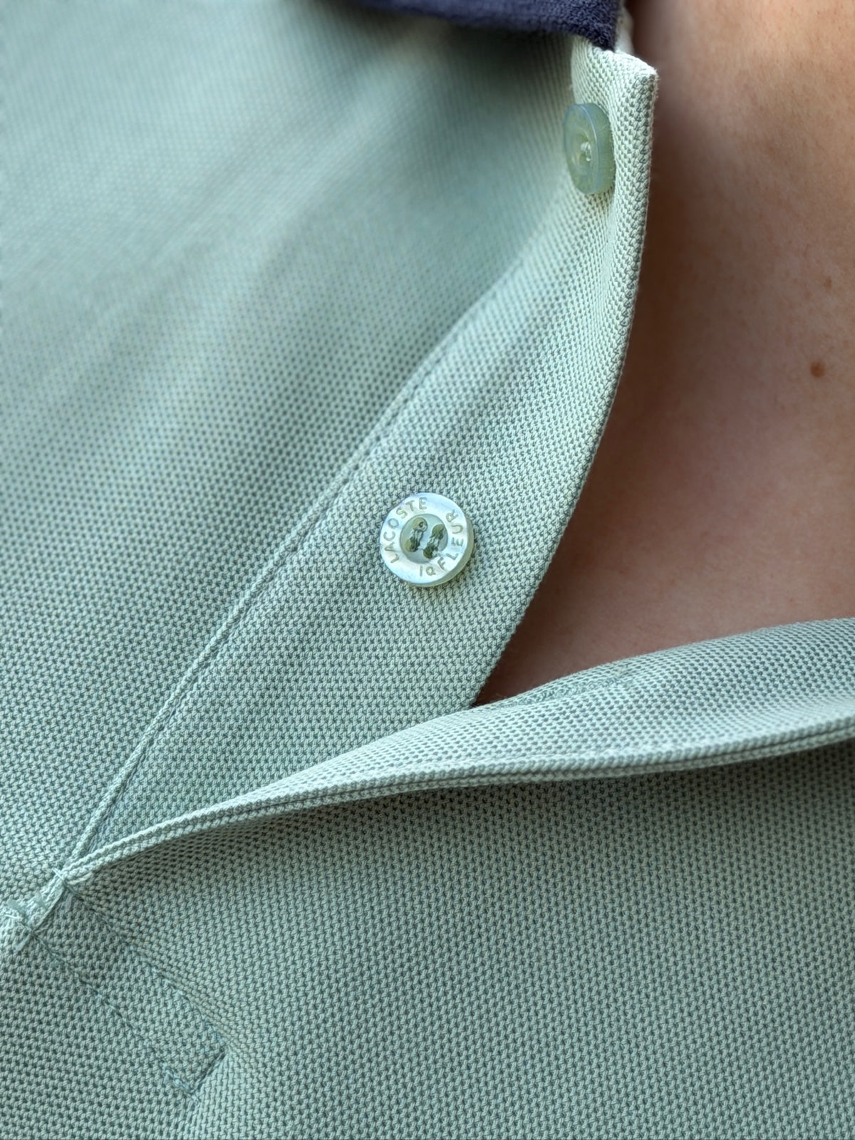 Polo LC Combinado Verde