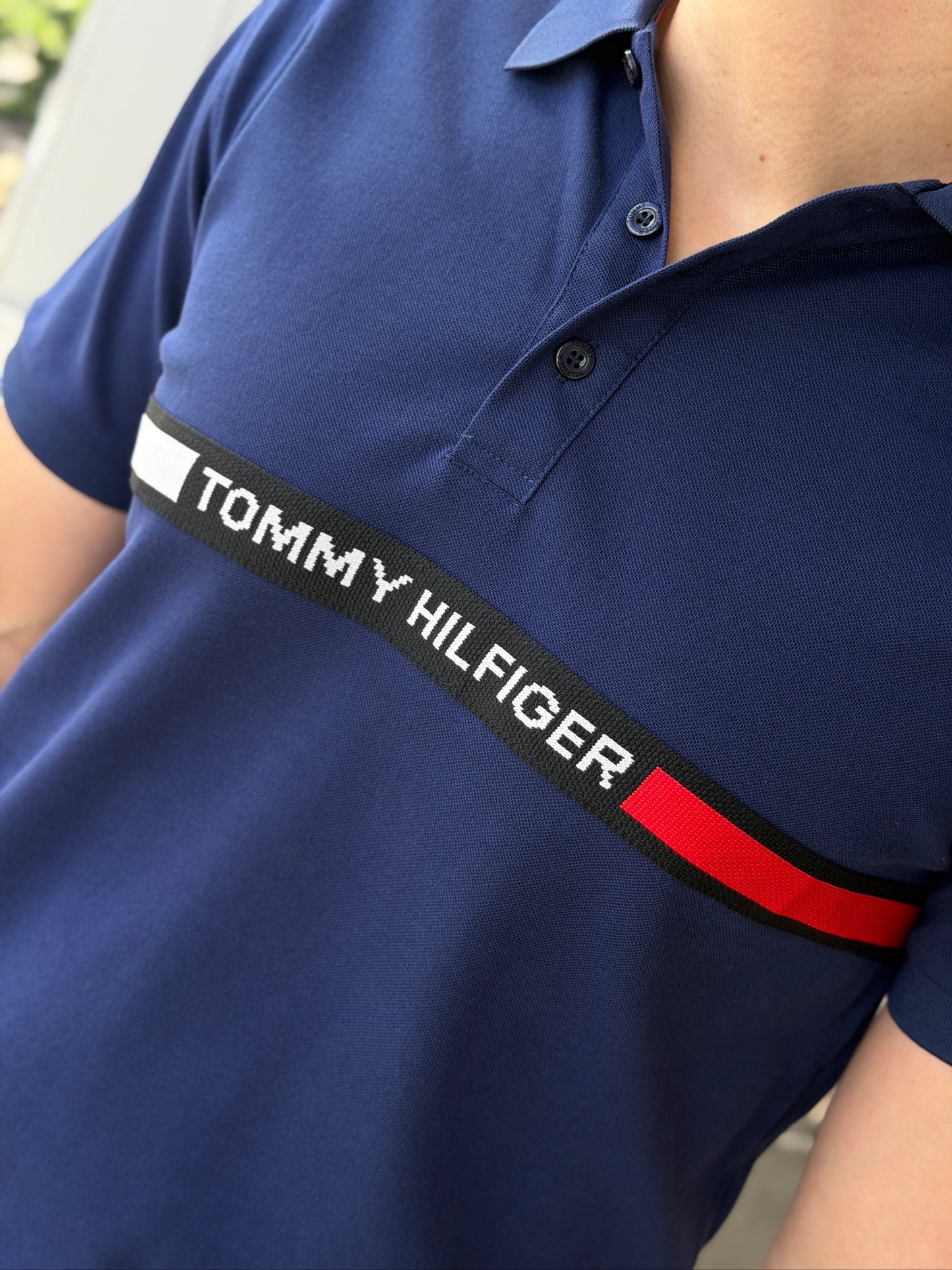 Polo Tommy Hilfiger Azul Oscuro