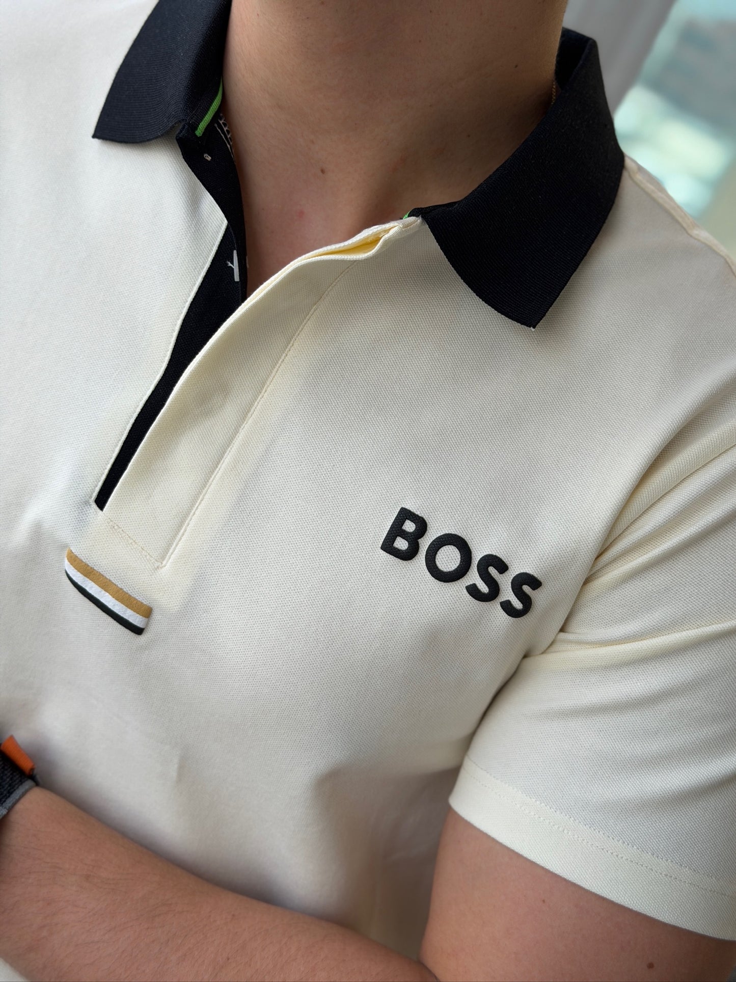 Polo Boss Edición Especial Crema