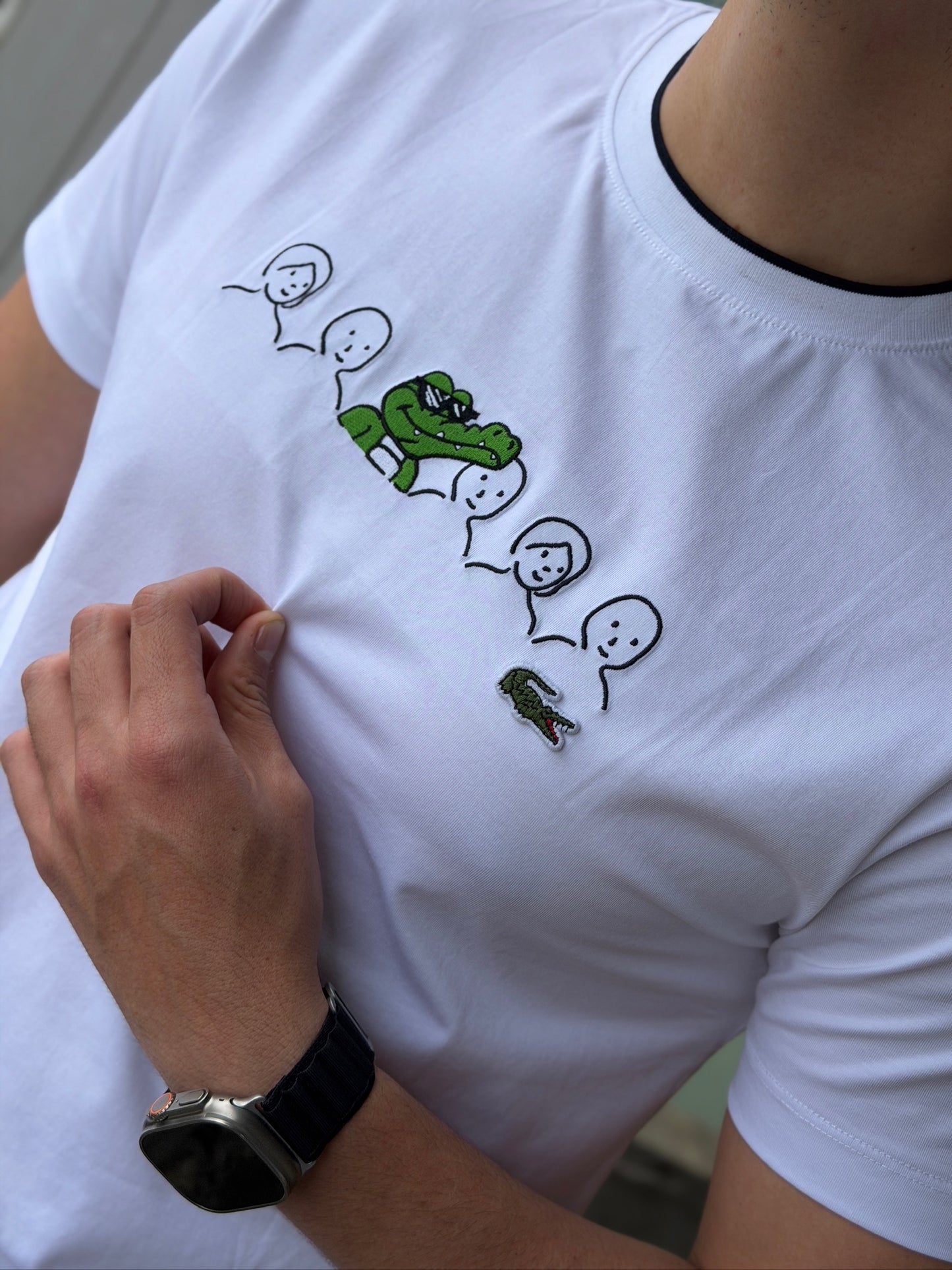 Camiseta Lacoste Edición Especial Blanca