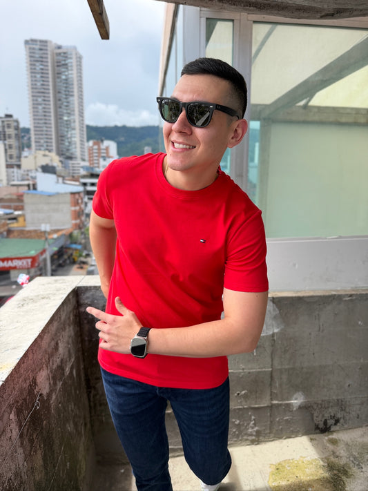 Camiseta Tommy Hilfiger Rojo