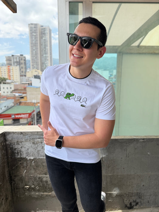 Camiseta Lacoste Edición Especial Blanca
