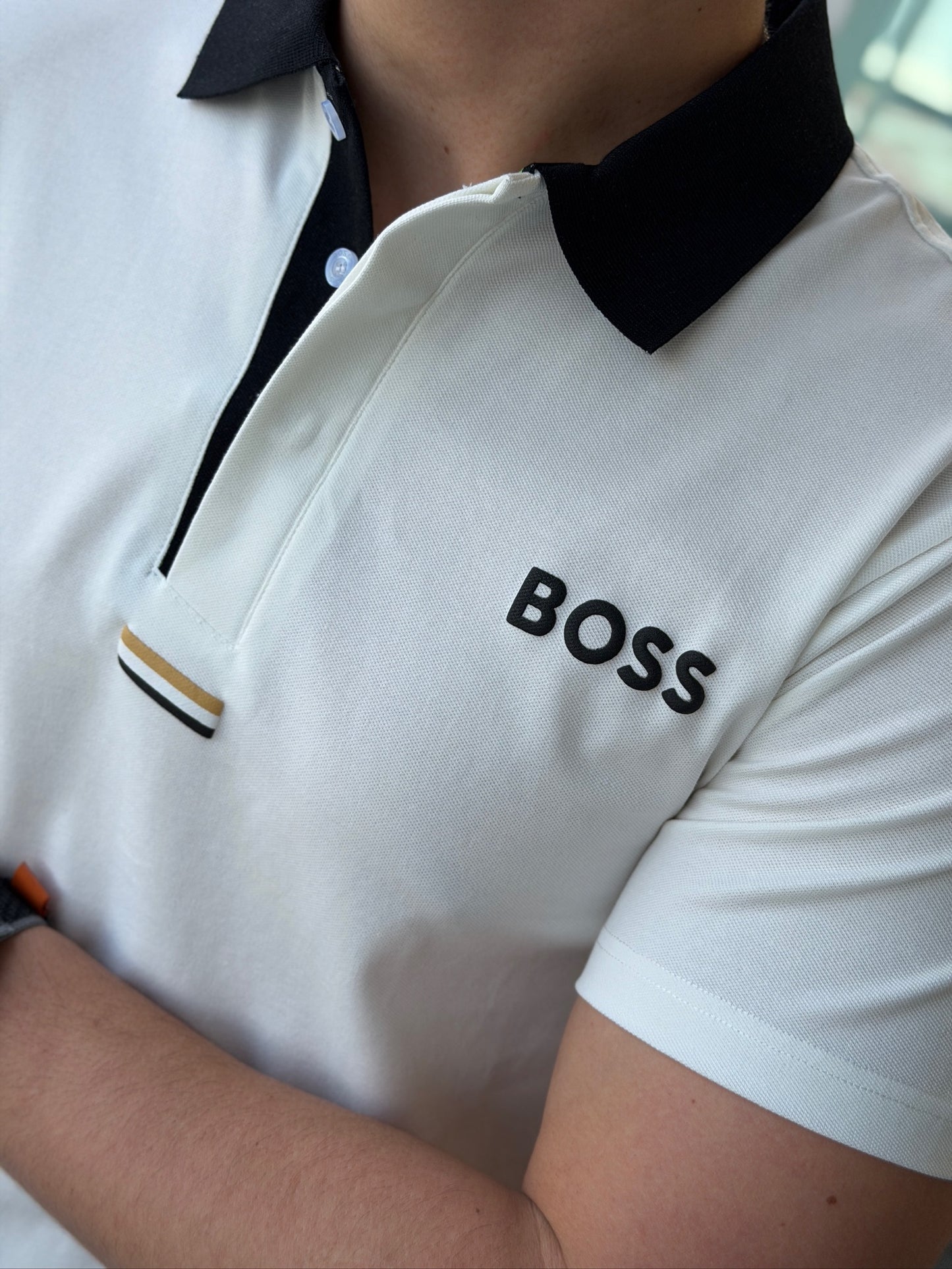 Polo Boss Edición Especial Blanca