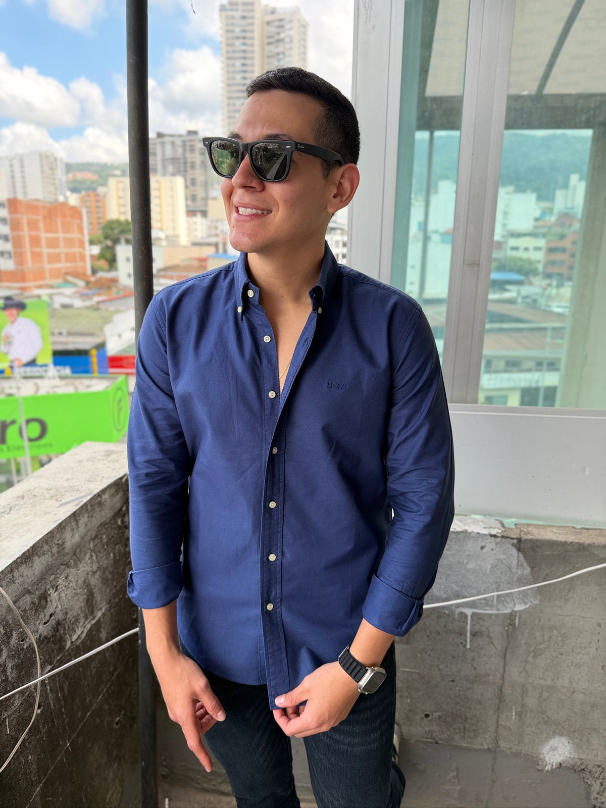 Camisa BS Premium Azul Oscura