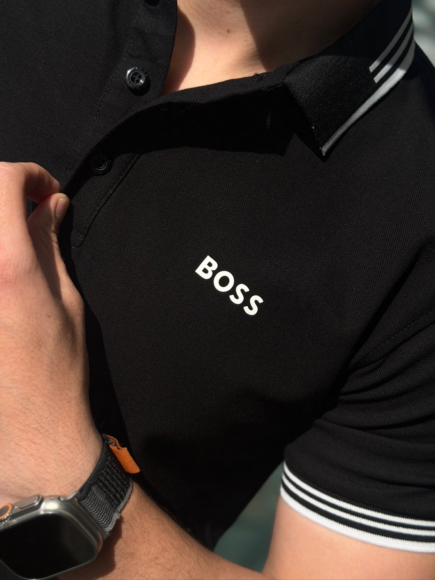 Polo BOSS Negro