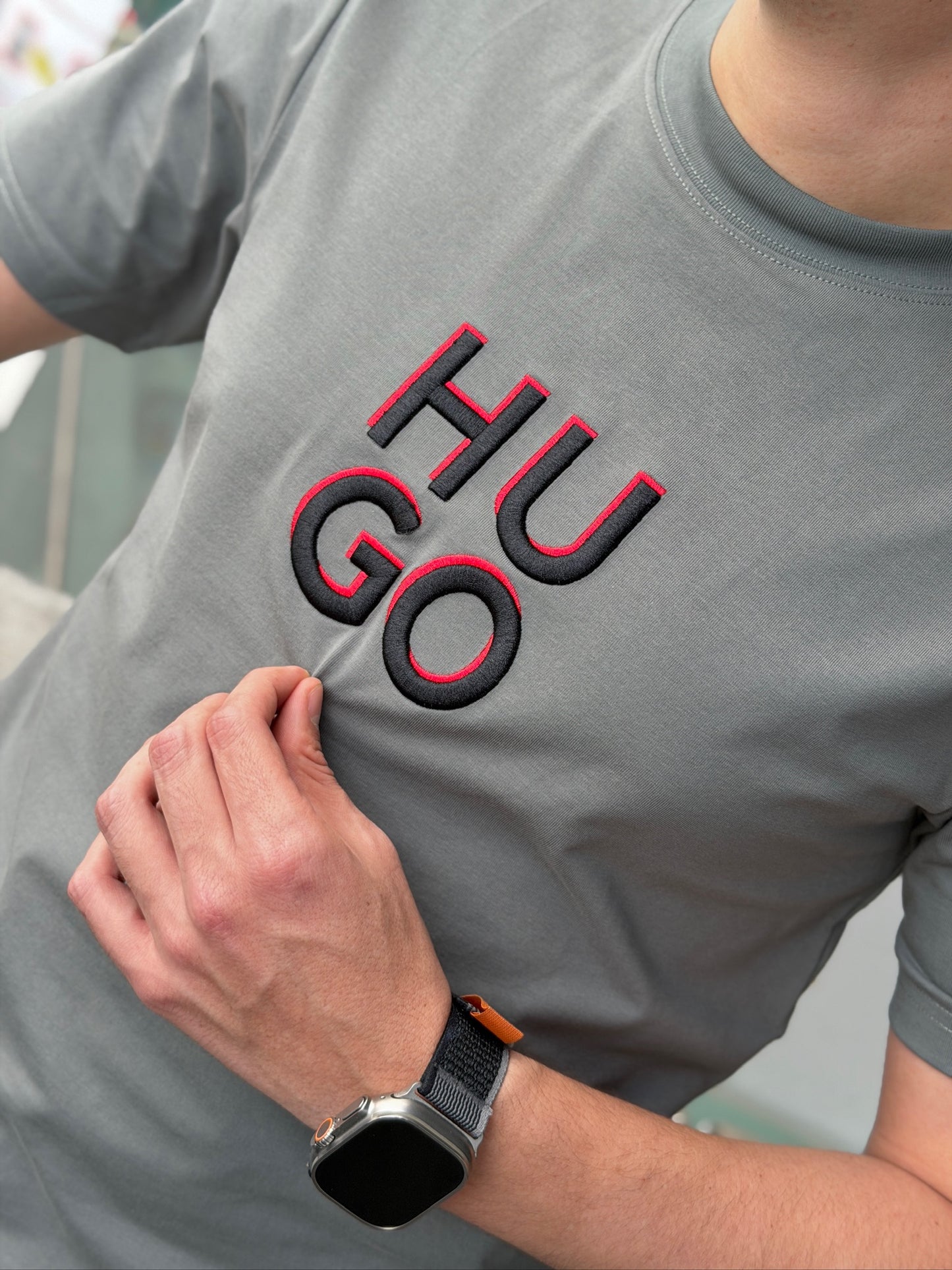 Camiseta Alto Gramaje Hugo Verde
