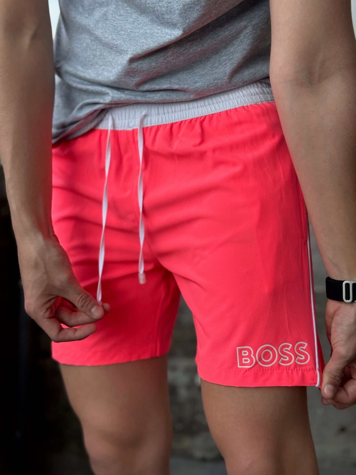 Bañador Boss Impermeable Fucsia