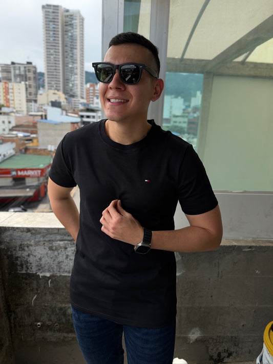 Camiseta Tommy Hilfiger Negro