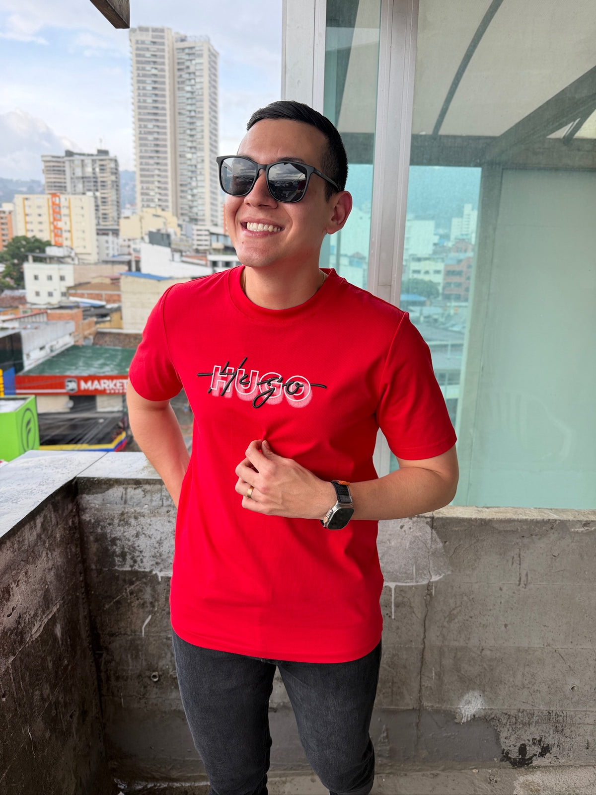 Camiseta HG Alto Gramaje Roja