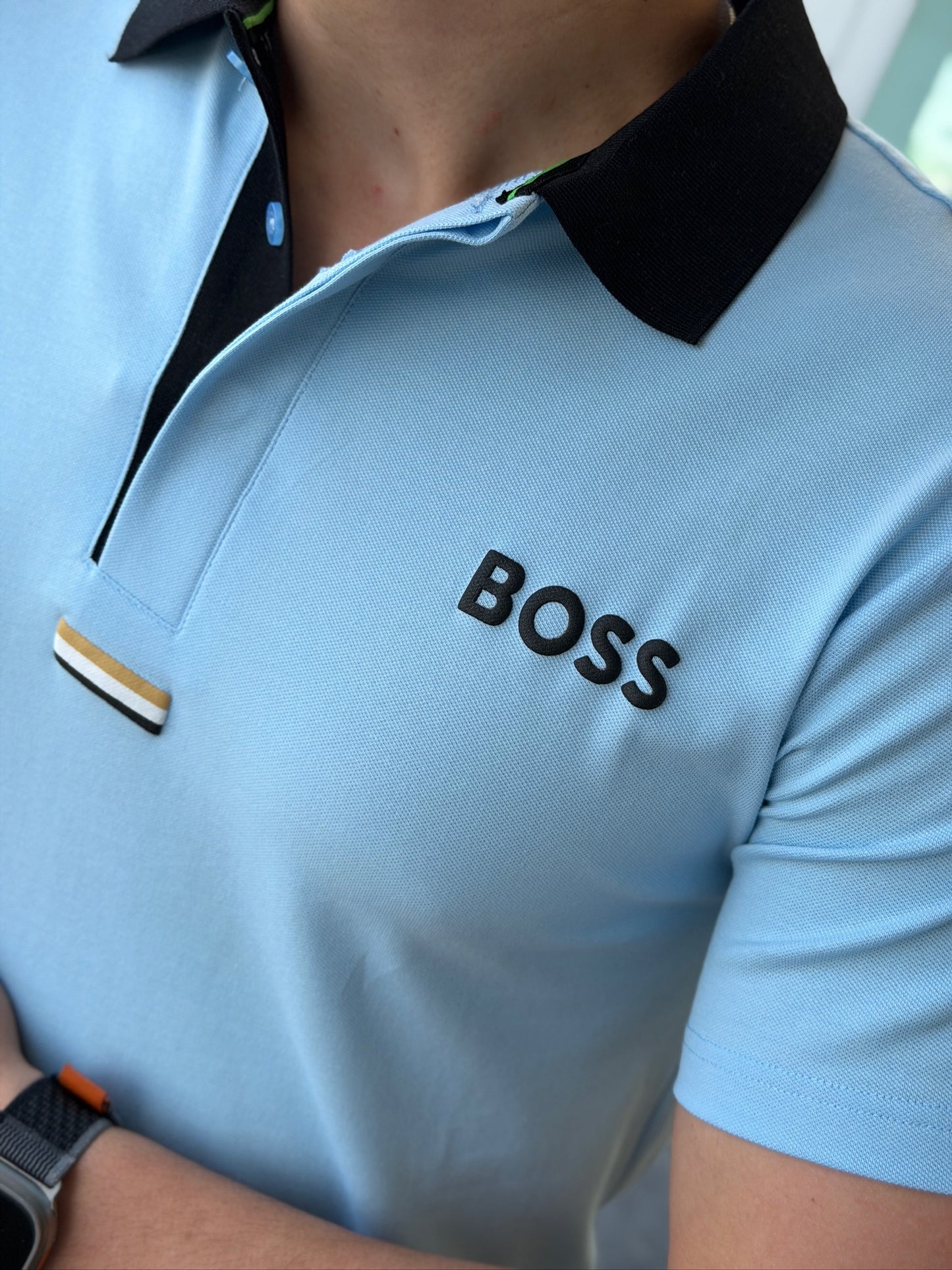 Polo Boss Edición Especial Celeste