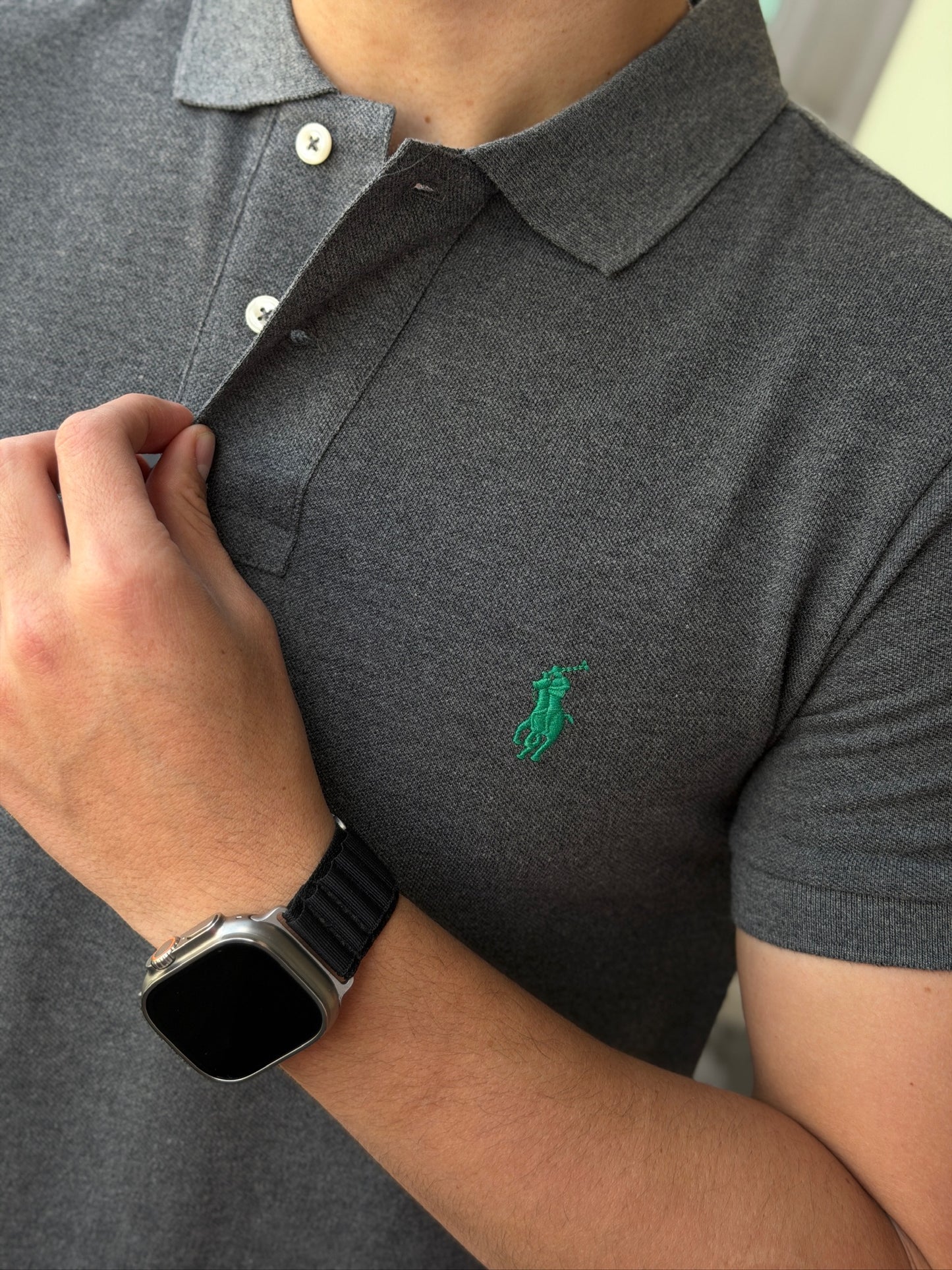 Polo Ralph Lauren Classic Gris Oscuro