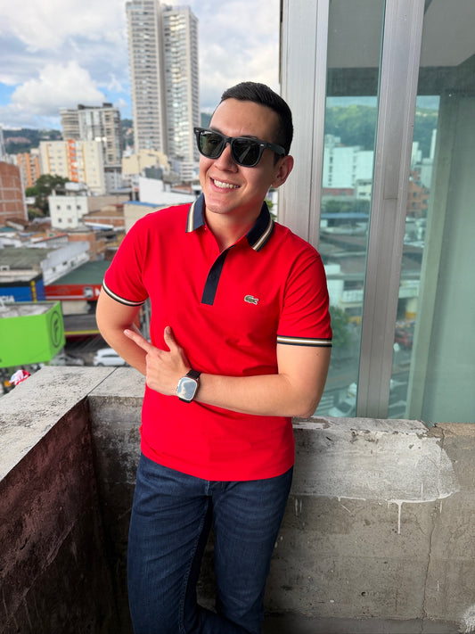 Polo Lacoste Rojo