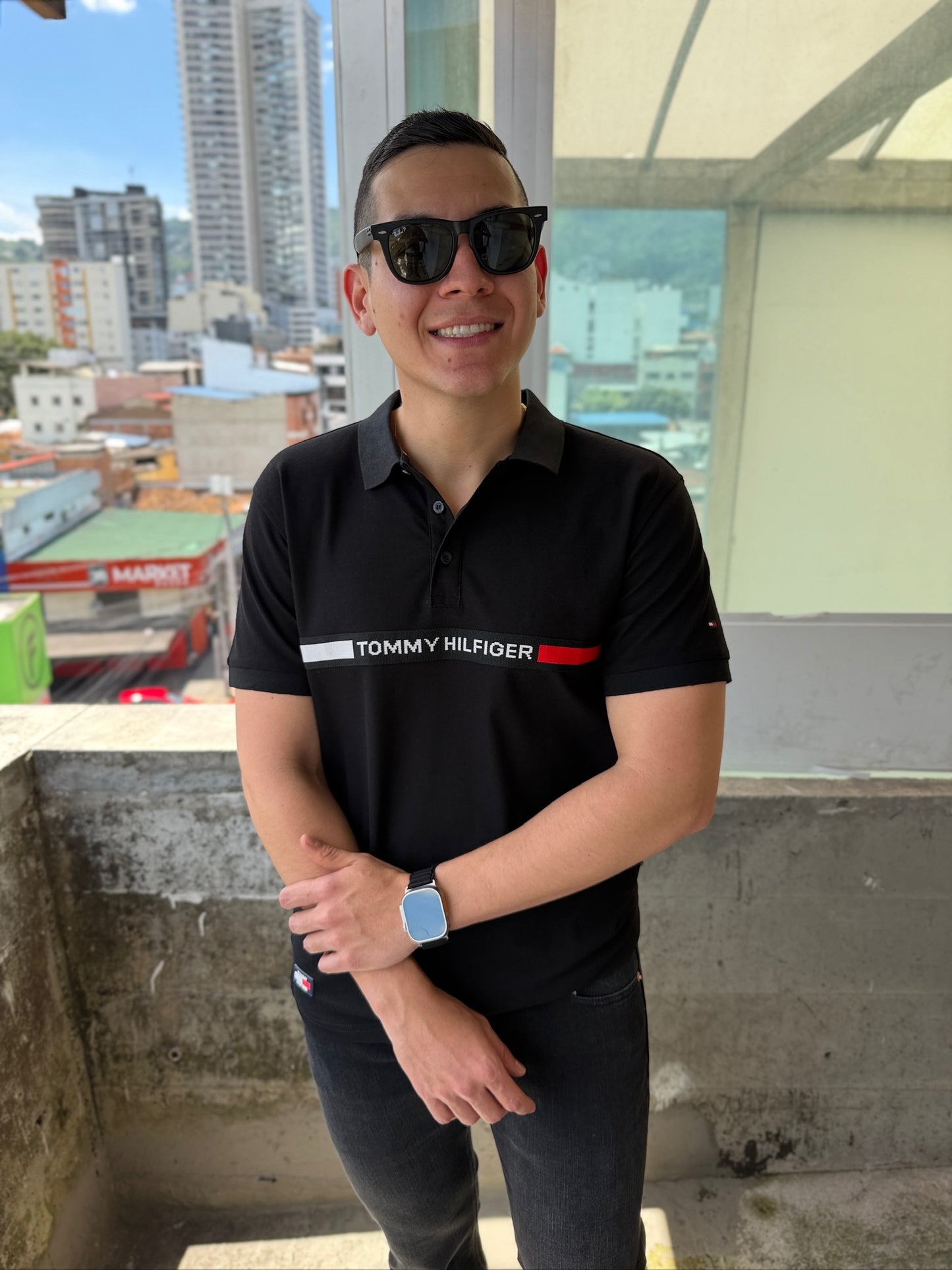 Polo Tommy Hilfiger Negro