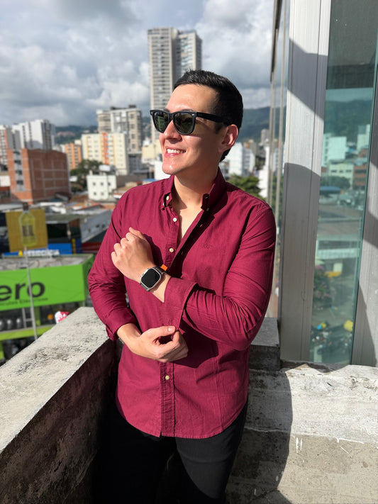 Camisa BS Premium Vinotinto
