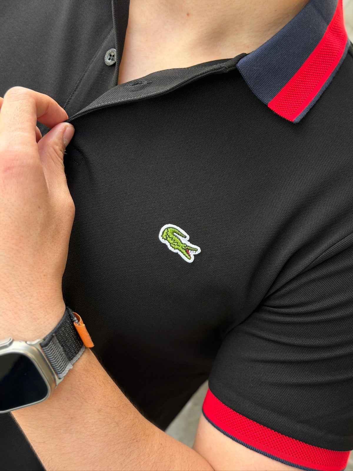 Polo LC Combinado Negro