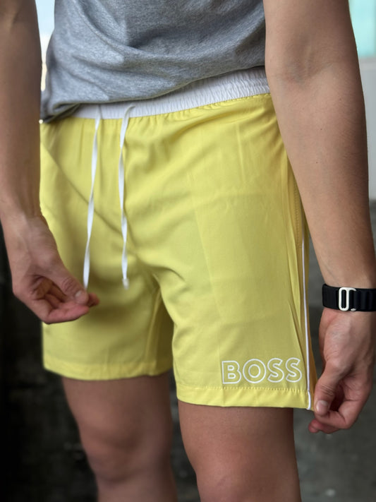 Bañador Boss Impermeable Amarilla