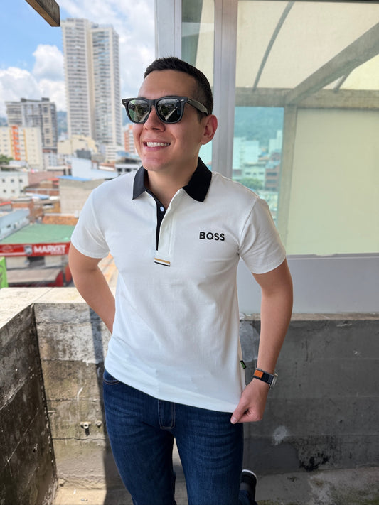 Polo Boss Edición Especial Blanca