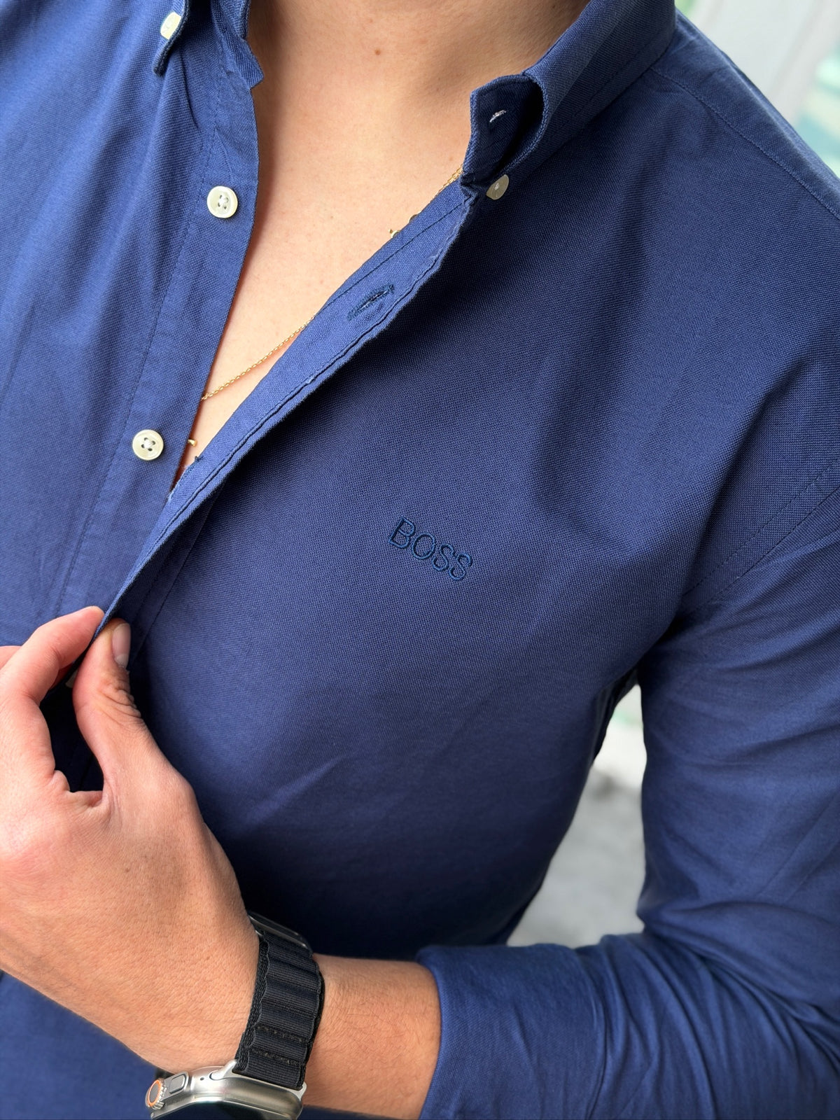 Camisa BS Premium Azul Oscura