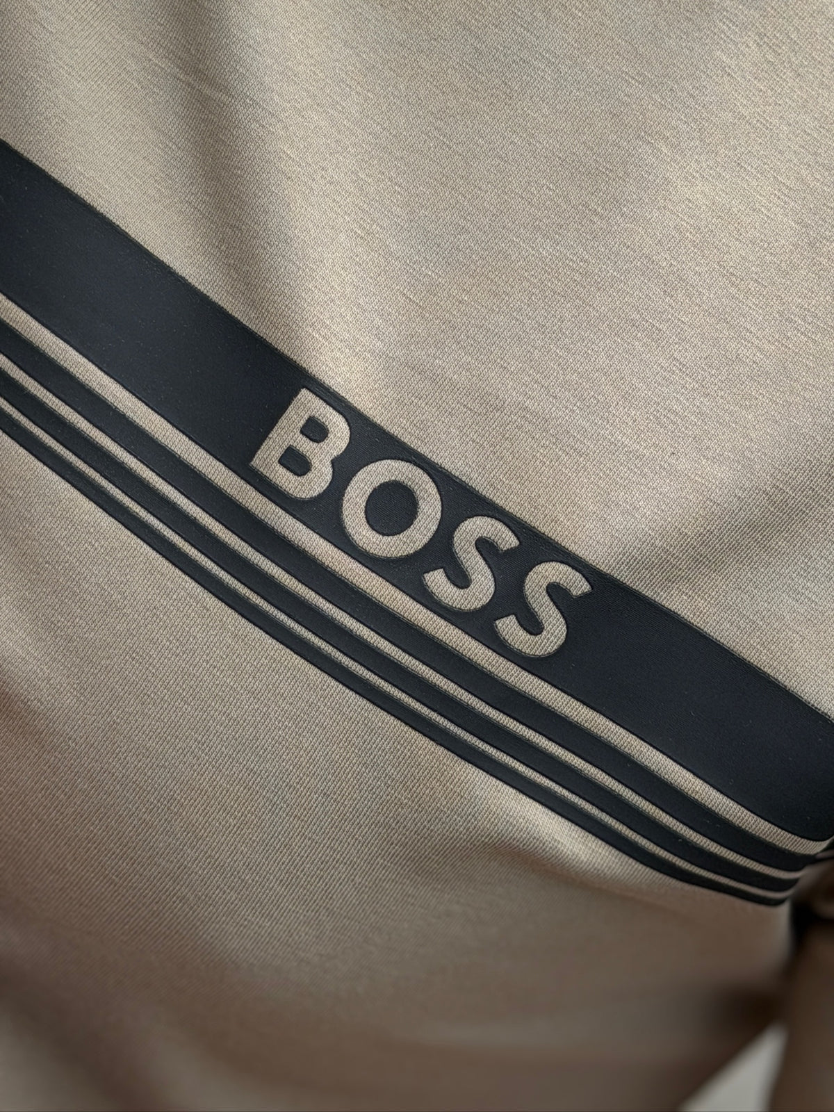 Camiseta BS Beige Líneas