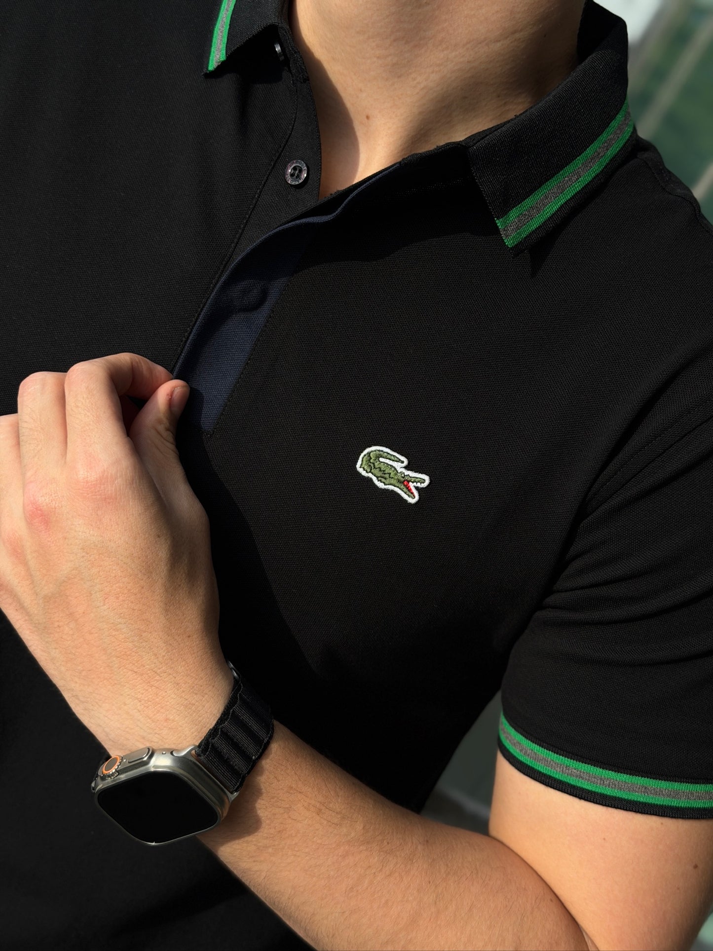 Polos Lacoste Negro