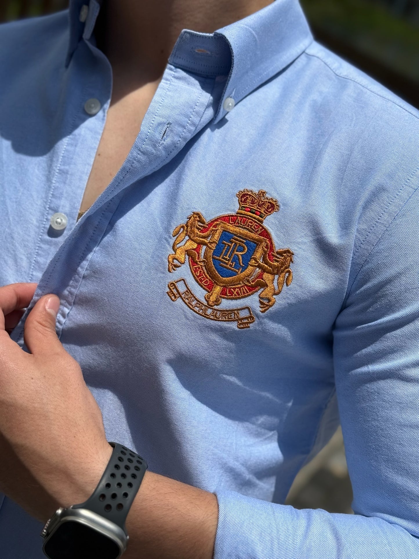 Ralph Lauren Edición Especial Escudo Celeste