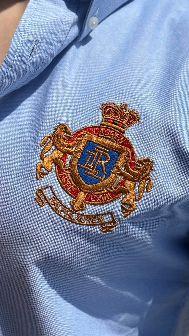 Ralph Lauren Edición Especial Escudo Celeste