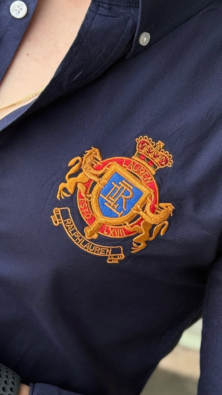 Ralph Lauren Edición Especial Escudo Azul Oscura