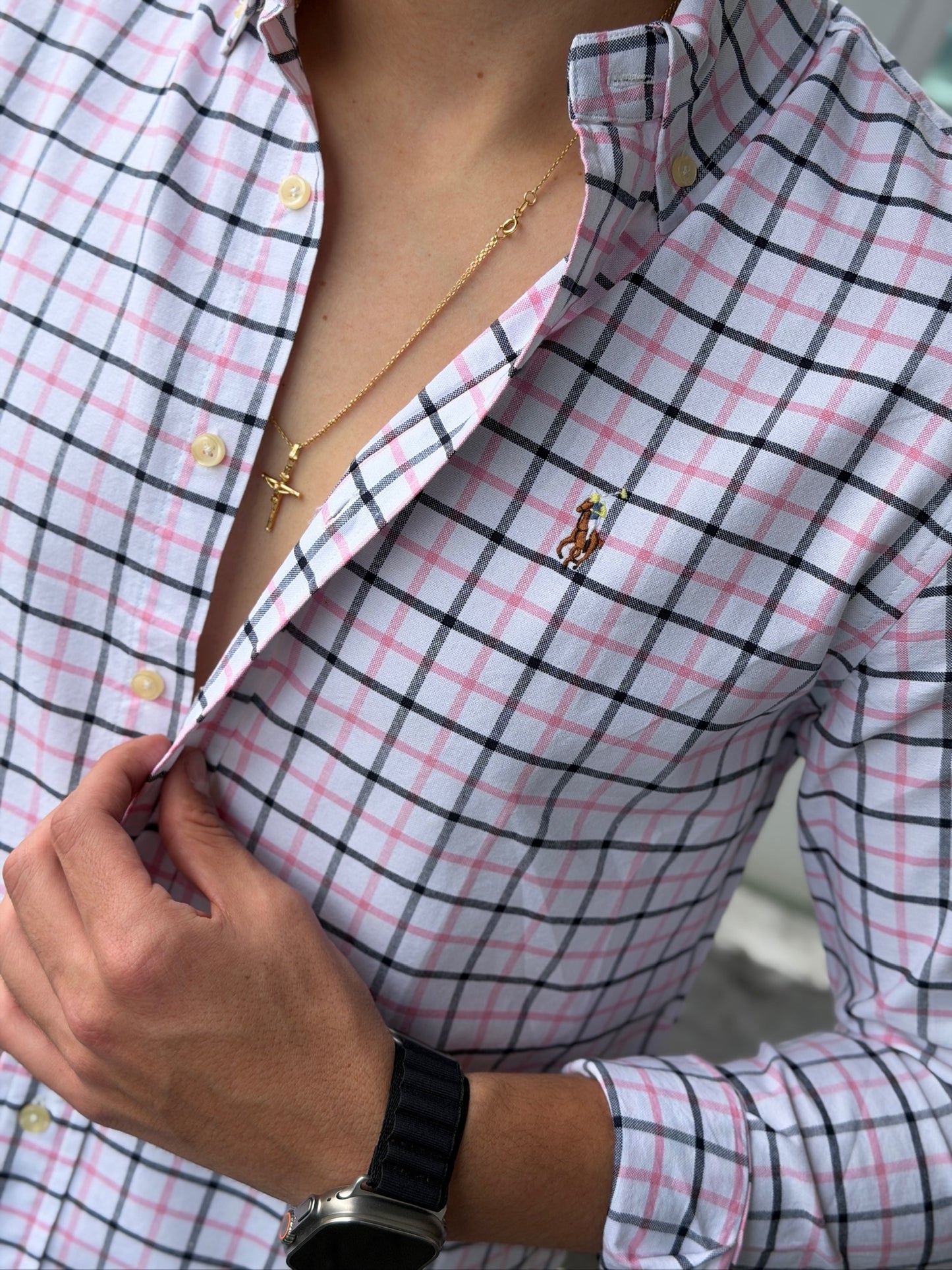 Ralph Lauren Edición Especial Cuadros Rosados