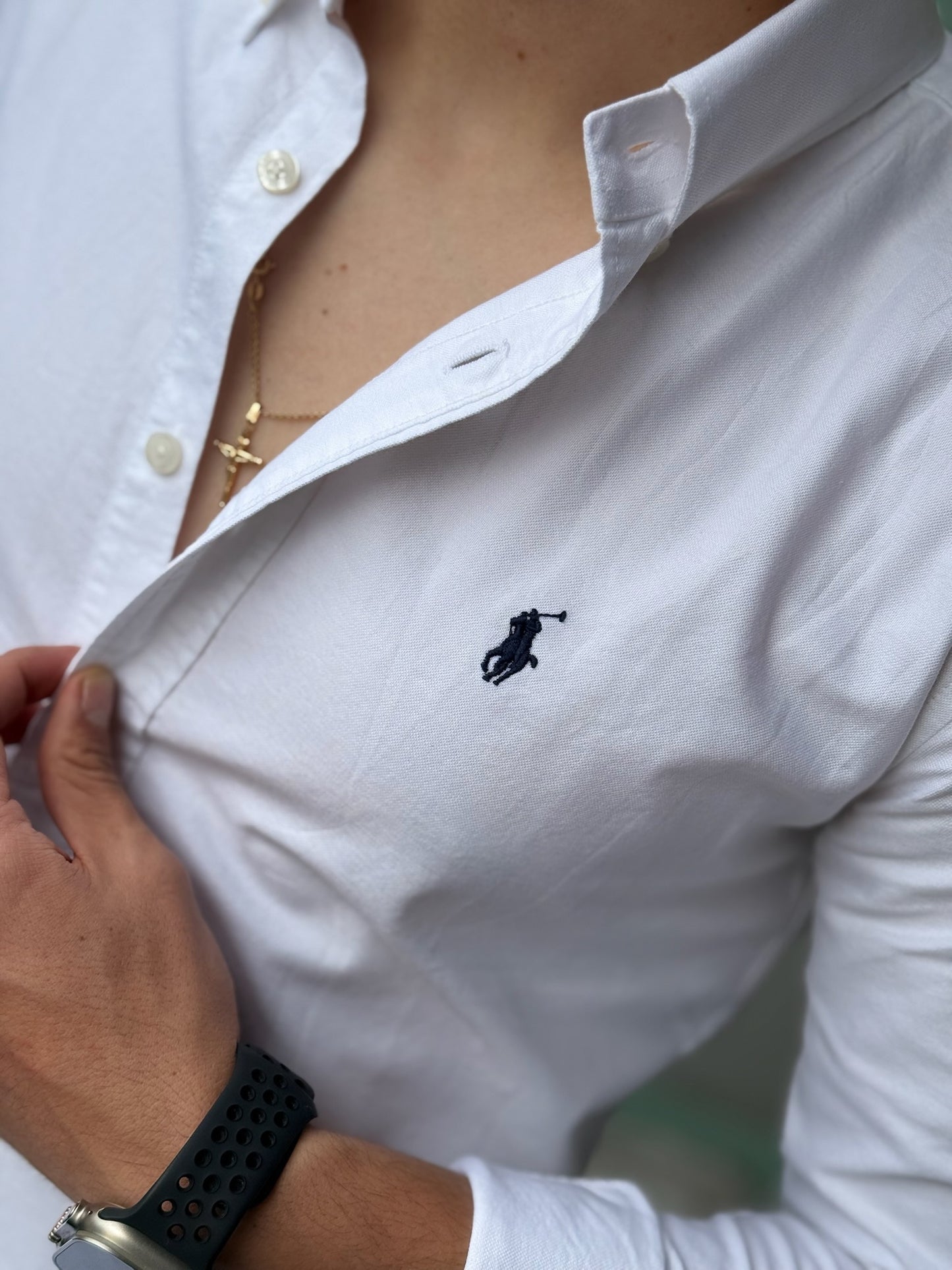 Ralph Lauren Blanca Caballo Unicolor