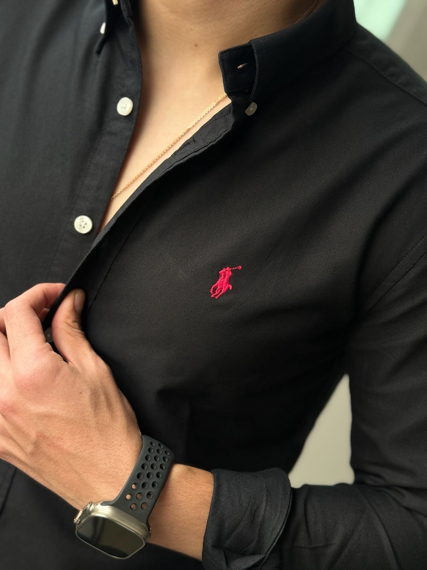 Ralph Lauren Negra Caballo Unicolor